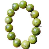 Natural Jade Tibetan Jade Medicine King Stone Bracelet Yellow Green