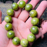 Natural Jade Tibetan Jade Medicine King Stone Bracelet Yellow Green