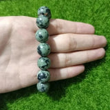 Natural Jade Tibetan Jade Medicine King Stone Bracelet Men Women