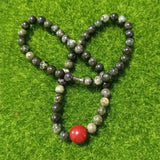 Natural Jade Tibetan Jade Medicine King Stone Necklace Men's and Women's
