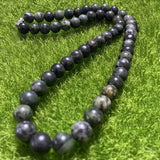 Natural Jade Tibetan Jade Medicine King Stone Necklace Women's Health Care