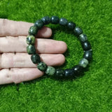 Natural Jade Tibetan Jade Medicine King Stone Bead Bracelet Men Women