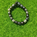 Natural Jade Tibetan Jade Medicine King Stone Bead Bracelet Men Women