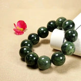 Natural Jade Tibetan Jade Medicine Wang Shi Bracelet Health Care Joker Bracelet