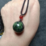 Natural Tibetan Jade Medicine Wang Shi Pendant