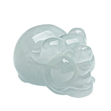 Jadeite A-goods Zodiac Pig Pendant Ice Jade Necklace Charms Jewelry