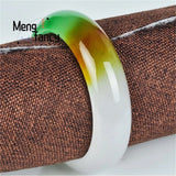 Natural Jadeite Bracelet Charms Retro Jade Bangle Fine Jewelry