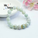 Jadeite Bracelet Ethnic Style Men Women Charms Jewelry