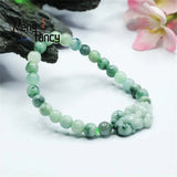 Natural Jadeite Pixiu Bracelet Charms Retro Personalized Jewelry