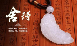 Natural Jade Dragon and Phoenix Drop Earrings