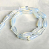 Natural Jades Stone 8x20mm Drop Shape Beads