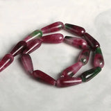 Natural Jades Stone 8x20mm Drop Shape Beads