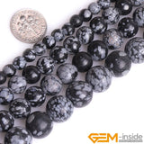 Natural Jaspers Big Hole Round Loose Beads Jewelry Making 15 inch Strand