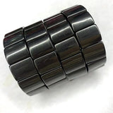 Jet Stone Beads Bracelet Gemstone Bangle Jewelry Gift