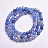 Crystal Quartz Aventurine Round Beads Bracelet for Men and Women