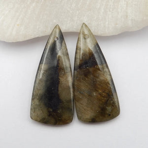 Labradorite Earring Beads - Natural Jewelry Accessories - Birthday Gift
