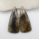 Labradorite Earring Beads - Natural Jewelry Accessories - Birthday Gift