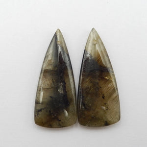 Labradorite Earring Beads - Natural Jewelry Accessories - Birthday Gift