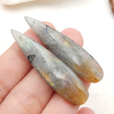 Labradorite Earring Beads Natural Jewelry Birthday Gift