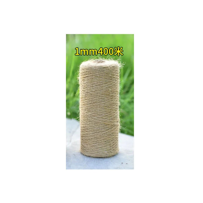 Natural Jute Twine Burlap Hessian String Hemp Rope Party Wedding