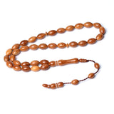 Natural Kuka Wood Tasbih 33 Beads Islamic Rosary
