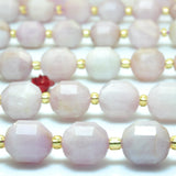 Natural Kunzite Purple Pink Faceted Double Terminated Point Loose Beads