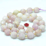 Natural Kunzite Purple Pink Faceted Double Terminated Point Loose Beads
