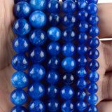 Natural Kyanite Jades Stone Beads Round Spacer Beads for Jewelry Making