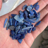 Natural Kyanite Quartz Polished Thin Slice Crystal Gravel Gem Stone