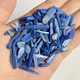 Natural Kyanite Quartz Polished Thin Slice Crystal Gravel Gem Stone