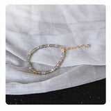 Labradorit Bead Bracelet Women Jewelry 14K Filled Chain Charm