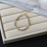 Labradorit Bead Bracelet Women Jewelry 14K Filled Chain Charm