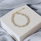 Labradorit Bead Bracelet Women Jewelry 14K Filled Chain Charm
