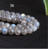 Labradorite Gemstone Beads 4-11mm Round for Silver Jewelry Making 15in