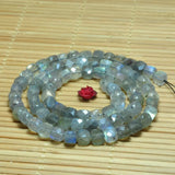 Labradorite Faceted Cube Loose Beads Gemstone DIY Jewelry Making