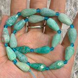 Labradorite Amethyst Amazonite Stone Beads 15'' Faceted Drop DIY Loose Beads