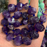 Labradorite Amethyst Amazonite Stone Beads 15'' DIY Loose Beads Jewelry Making