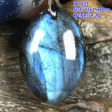 Labradorite Beads Necklace Pendant Crystal Jewelry Gift