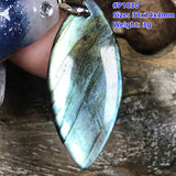 Labradorite Beads Necklace Pendant Crystal Jewelry Gift