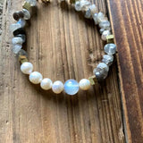 Labradorite Citrine Amethyst Bracelet Stone Jewelry