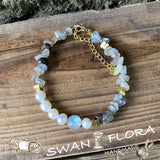 Labradorite Citrine Amethyst Bracelet Stone Jewelry