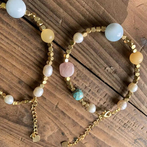 Labradorite Bracelet Citrine Amethyst Jewelry