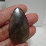 Natural Labradorite Carved Guanyin Pendant 41*24*8mm