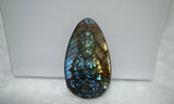 Labradorite Carved Guanyin Pendant for Women Man Jewelry