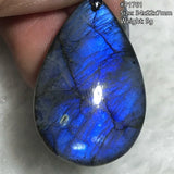 Labradorite Crystal Necklace Pendant Silver Yellow Moonstone Stone AAAAA