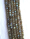 Labradorite Faceted Round Beads 5.5mm for Jewelry Making DIY