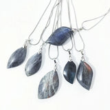 Labradorite Light Pendant Reiki Gem Necklace Jewelry