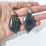 Labradorite Light Pendant Reiki Gem Necklace Jewelry