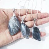 Labradorite Light Pendant Reiki Gem Necklace Jewelry