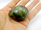 Labradorite Gem Stone Eggs Polished Chlorophane Massage Chakra Healing Reiki